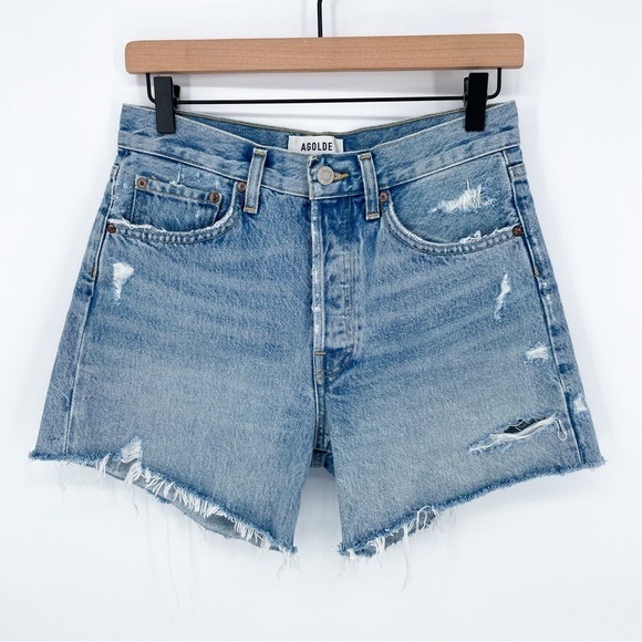 Agolde Parker Long Short in Swapmeet Size 25